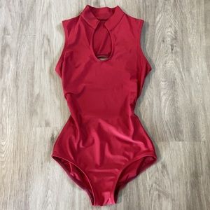 Classic High Quality Takis Leotard Red
